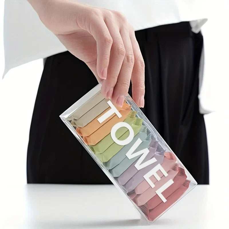 14pcs Compressed Disposable Face Towels for Travel and Daily Use