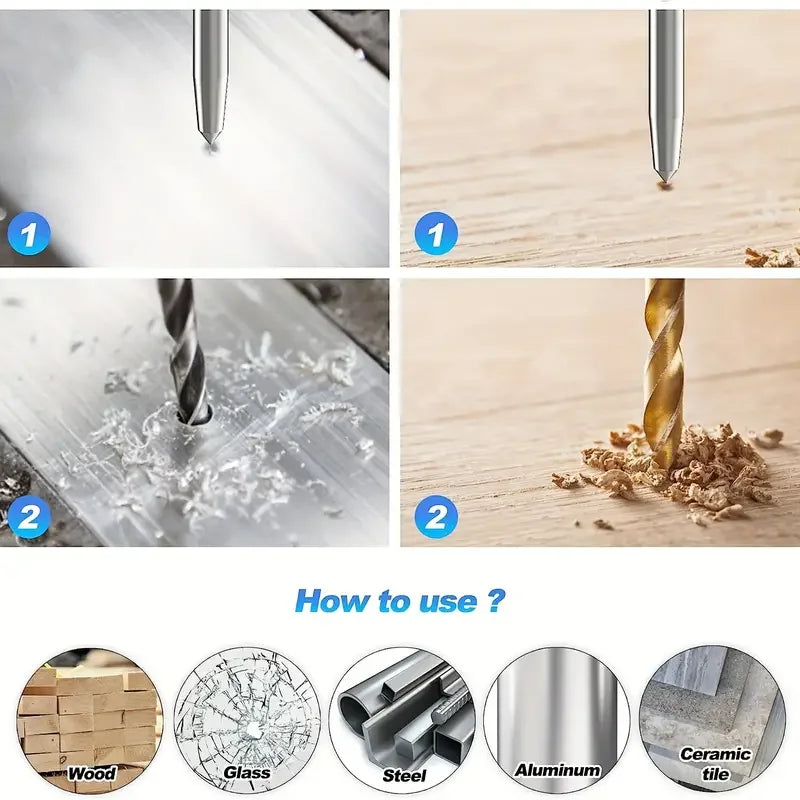 Spring-Loaded Automatic Centre Punch Set
