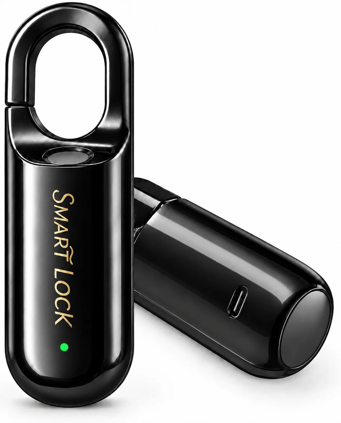 Mini Smart Fingerprint Lock Biometric Keyless Thumbprint Padlock School Gym Locker Small Rechargeable Electronic Locks