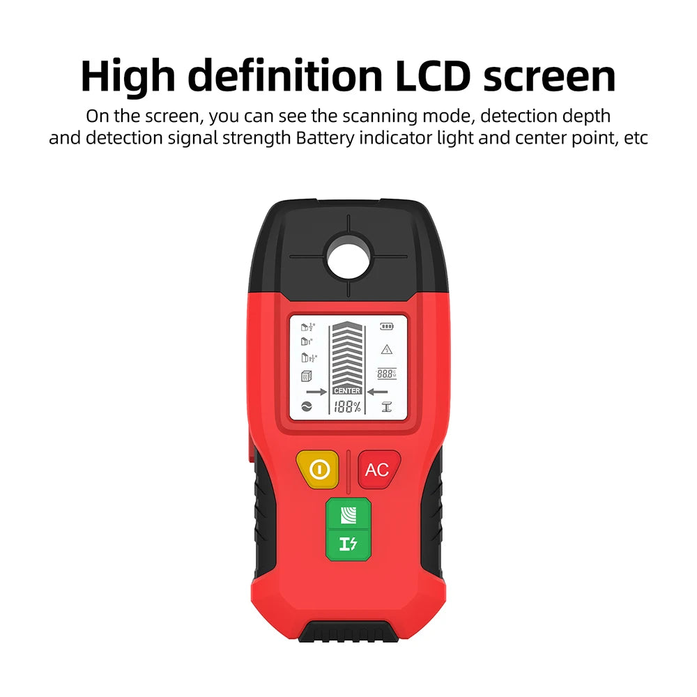 HW-100 Wall Scanner for Studs, Metal and AC Cables