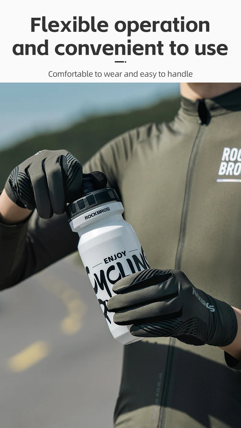 Breathable Cycling Gloves with Touchscreen Grip for Road & MTB