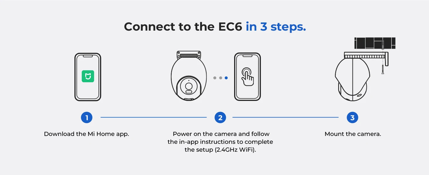 IMILAB EC6 3K Outdoor WiFi Security Camera with 360° Tracking