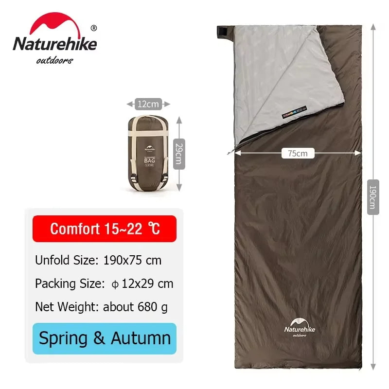 Naturehike LW180 Ultralight Sleeping Bag for Camping & Hiking