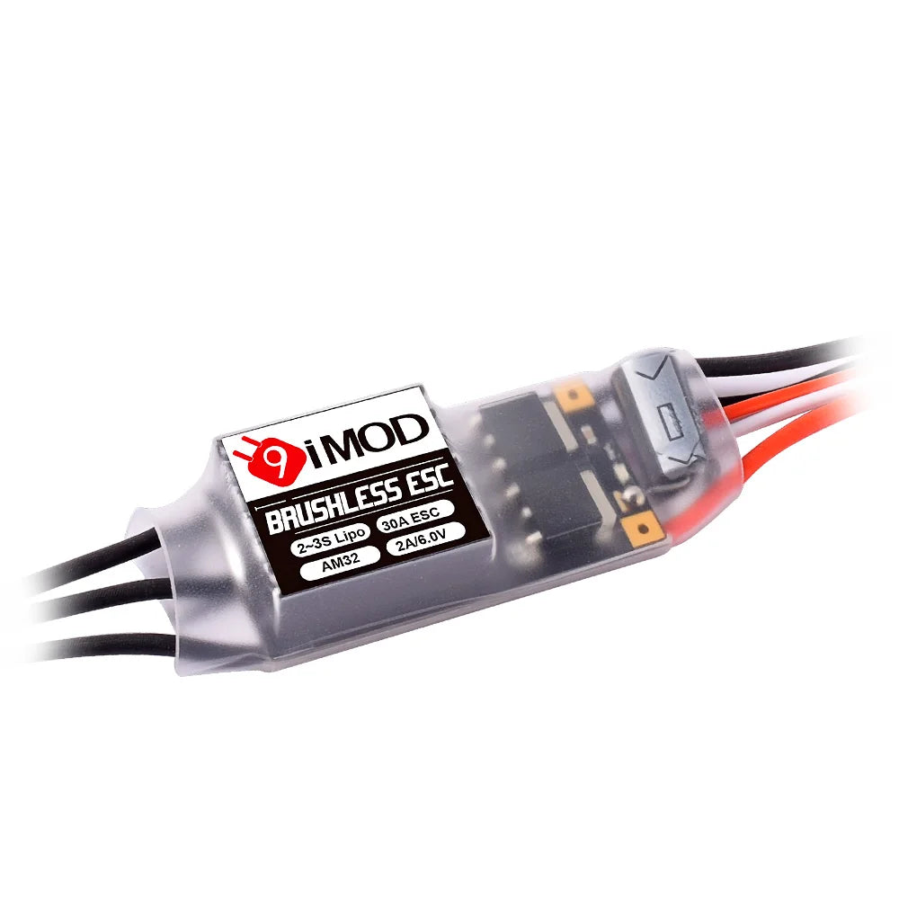 9IMOD 30A AM32 -harjaton ESC pieniin RC-telaketjuautoihin