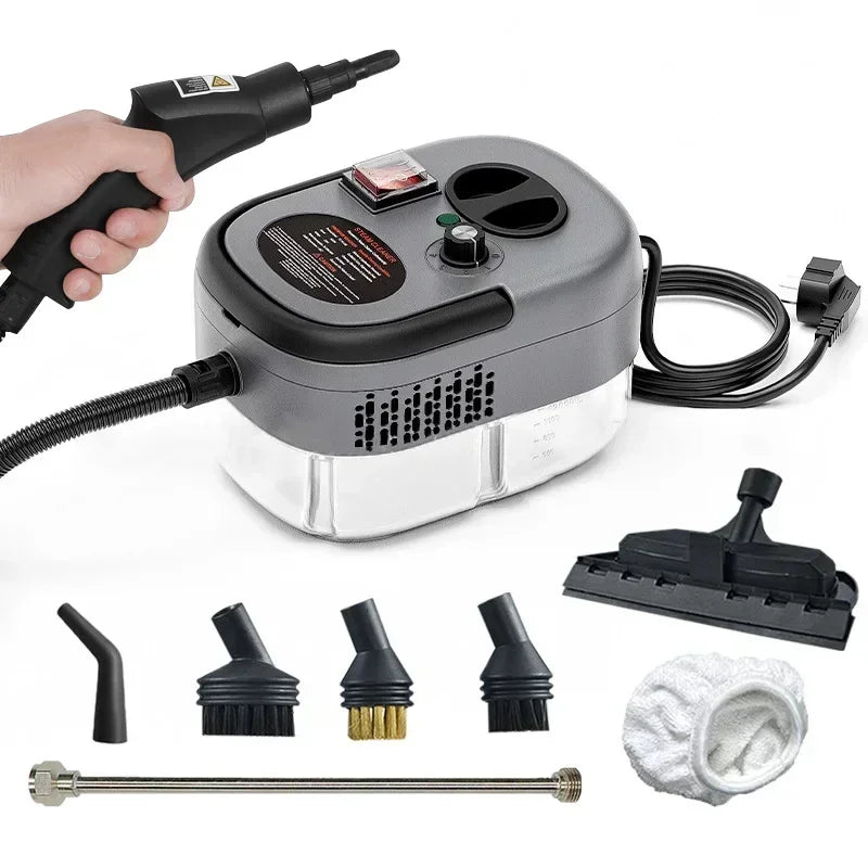 2500W Handheld Steam Cleaner for Deep Home and Car Cleaning