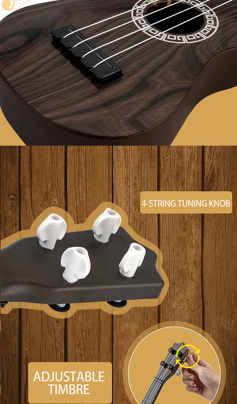Children's Plastic Ukulele-Style Guitar Toy