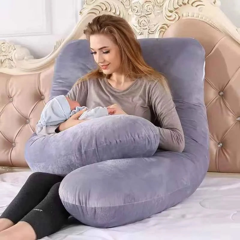Pregnancy Pillows for Sleeping, G Shaped Full Body Maternity Pillow with Removable Cover - Support for Belly for Pregnant Women ,Home Relaxation Items