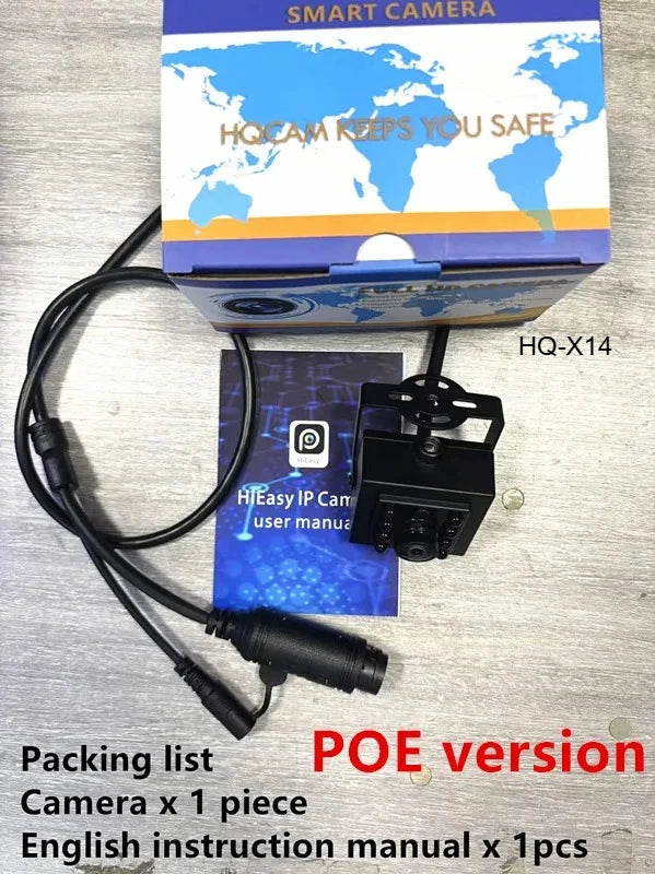 5MP Mini-Panoramapro PoE-Sicherheitskamera mit Nachtsicht, Audio & ONVIF