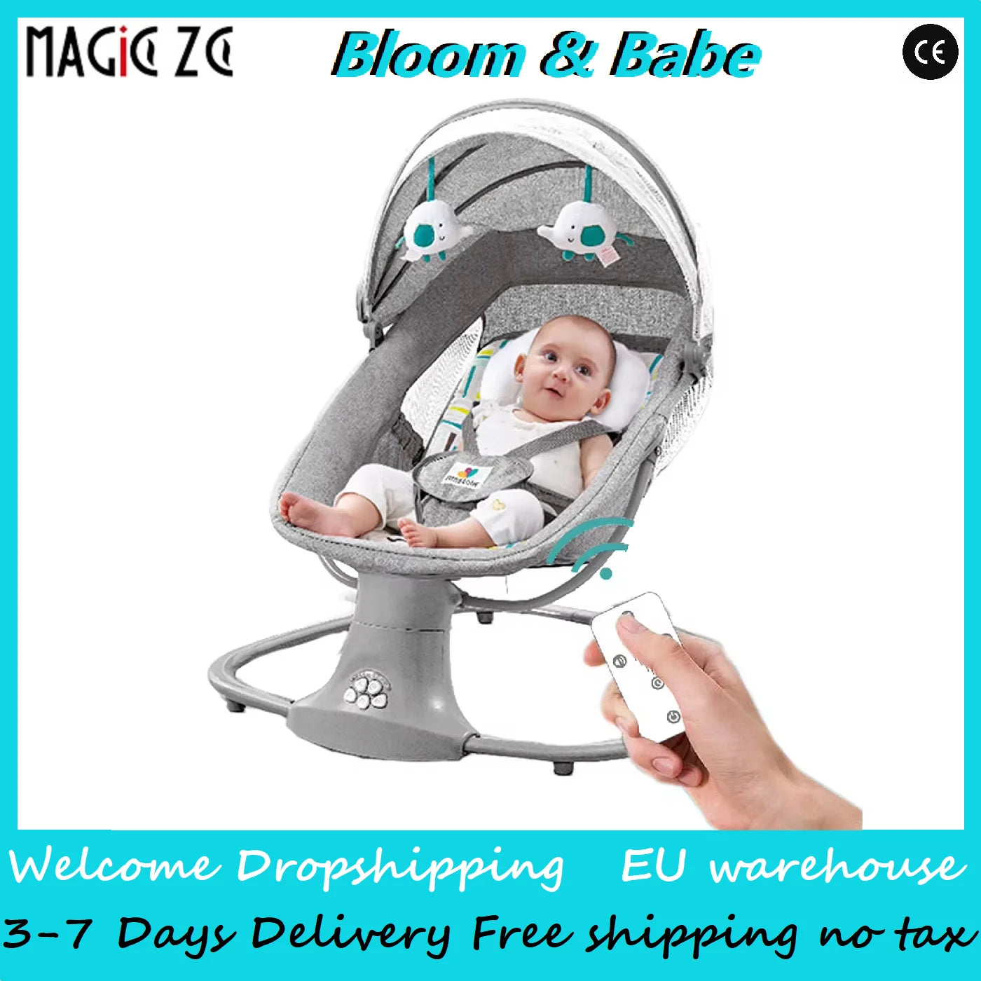 Baby Stroller 3‑in‑1 Lightweight Travel System