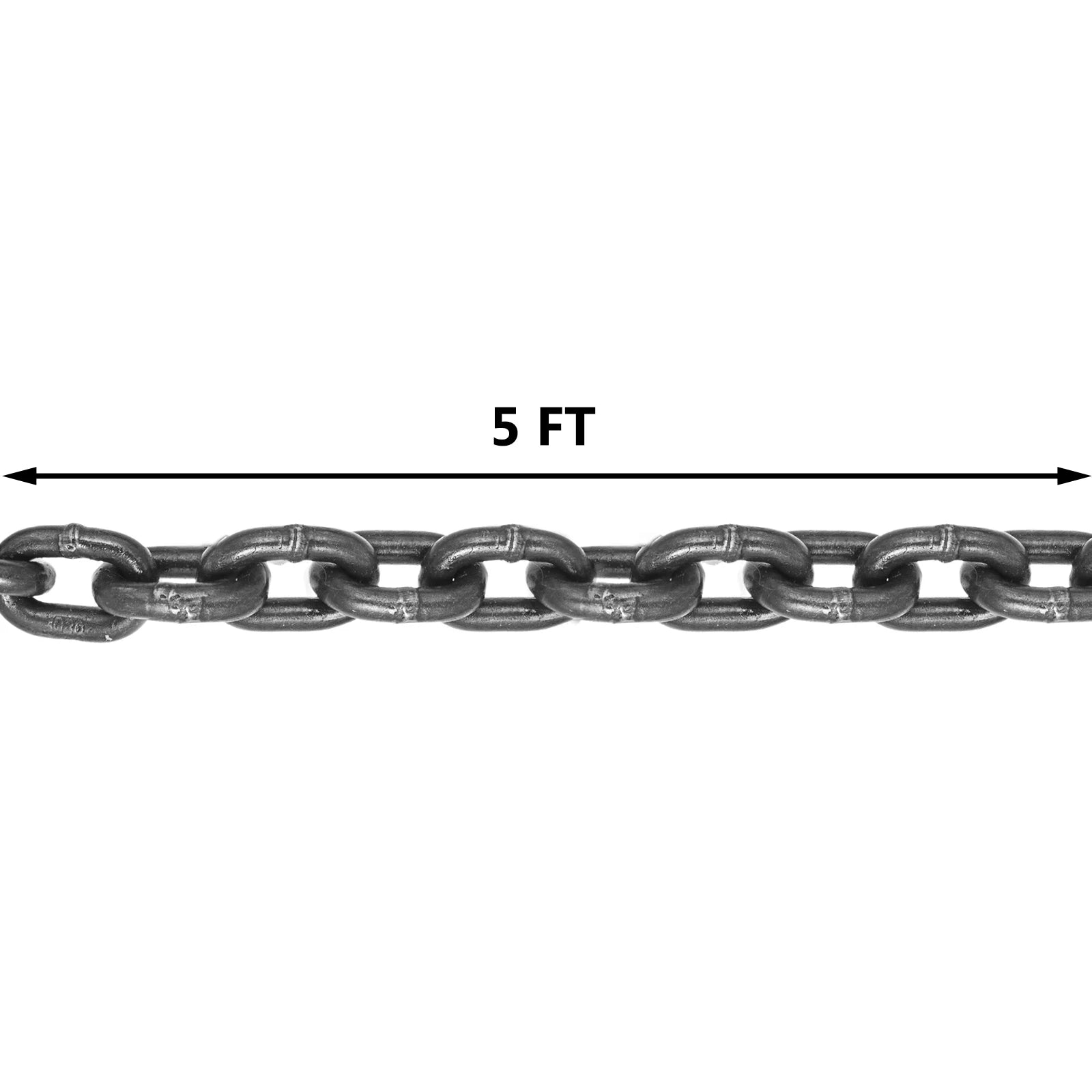 5FT G80 Lifting Chain Sling with Grab Hooks 3/8" 8800lb Capacity