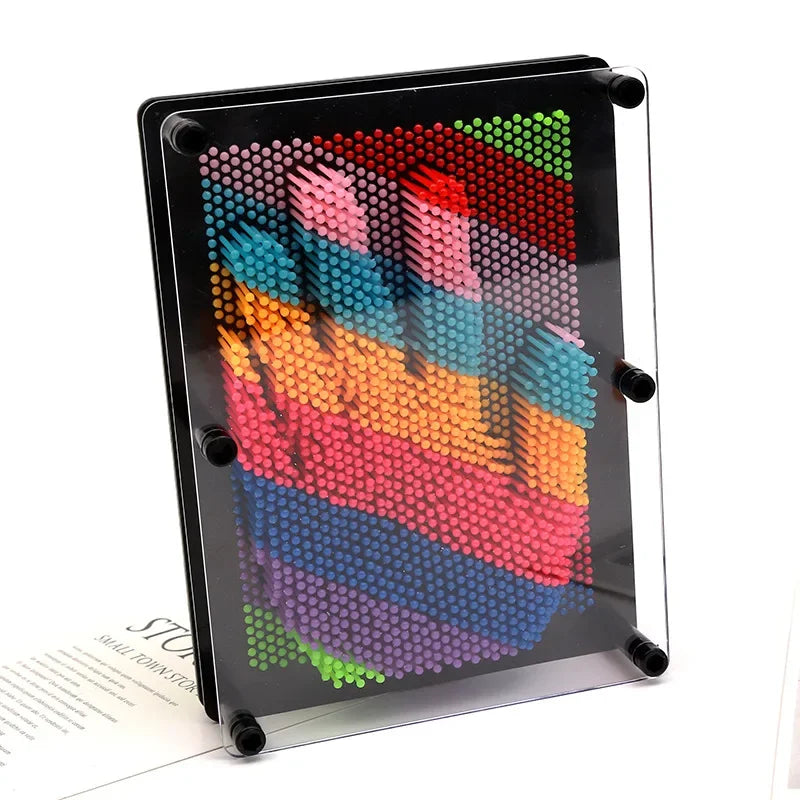 Mini 3D Pin Art Bord - 8,5 cm
