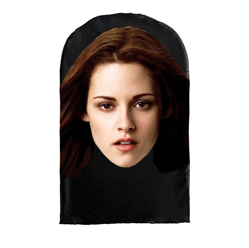 New 3D Printed Kanye Mask Drake Elastic Mesh Full Face Mask for Unisex Cosplay Headwear Party Simulation Balaclava Hat Headgear