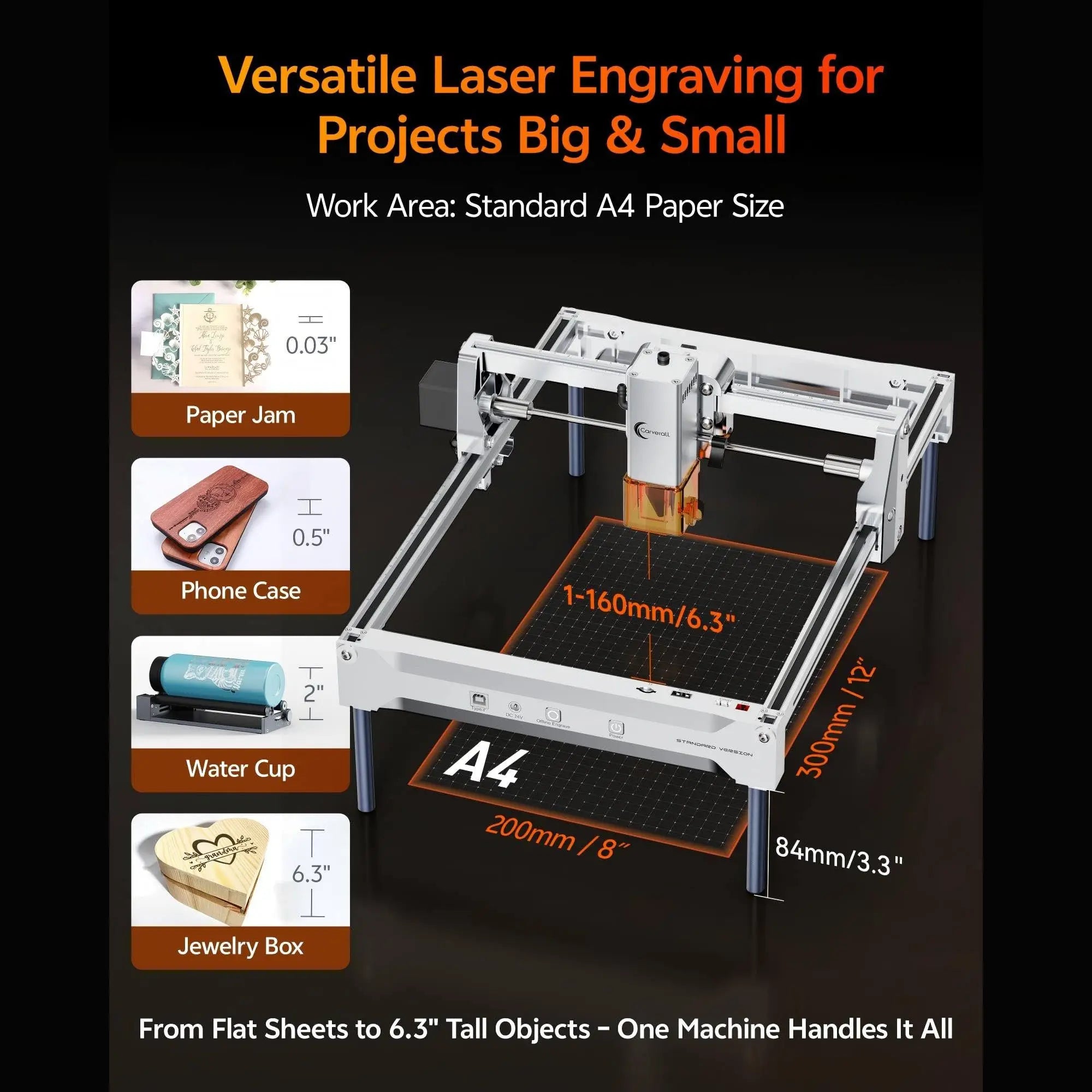 Laser Engraving Machine 7W/12W Diode CNC Machine