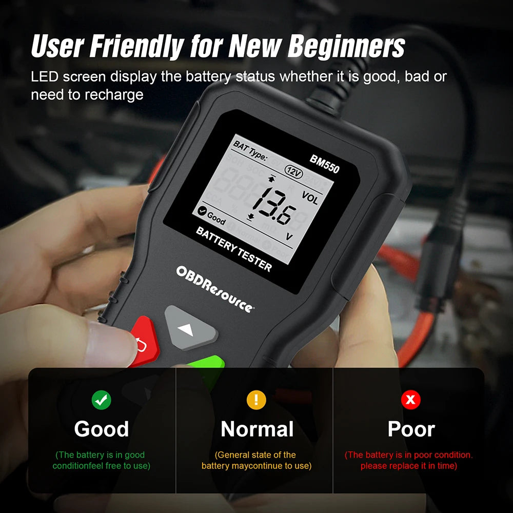 BM550 Vehicle Battery Tester