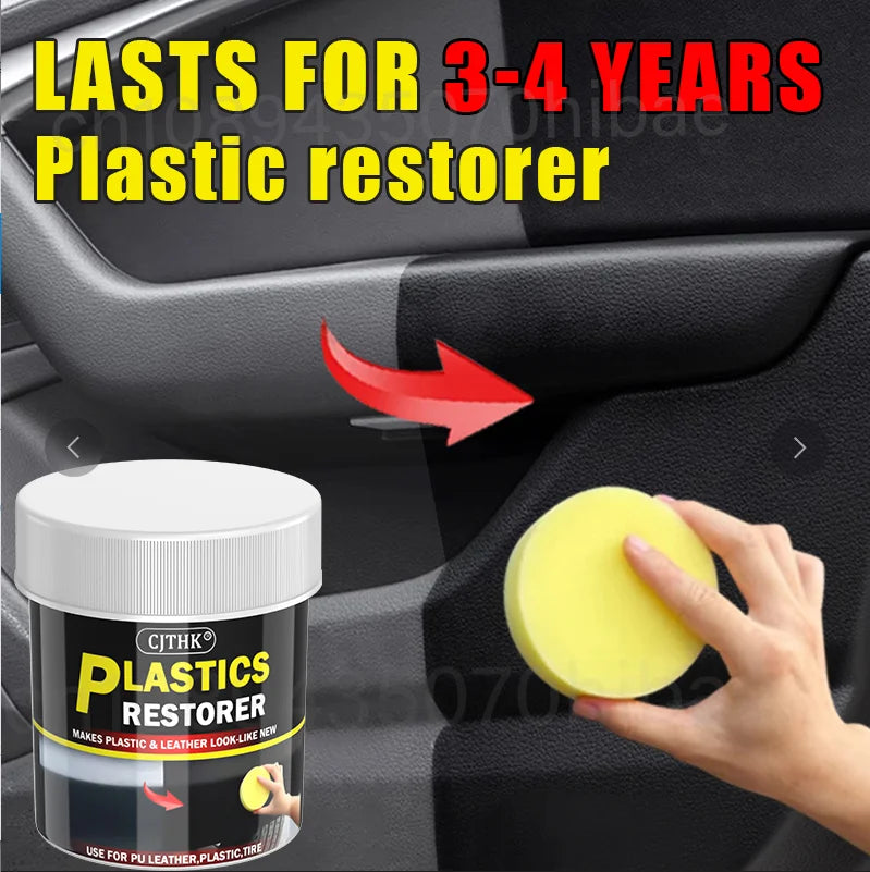 150g Auto Plastika Restorer Povratak U Crno Sjaj Auto Čišćenje Proizvodi Plastika Koža Obnova Autopoliranje Popravak Premaz Renovator