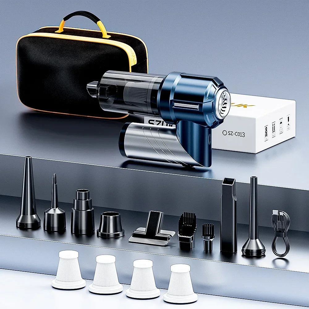 SZUK Car Vacuum Cleaner Wireless Cleaner Handheld Mini Vacuum Cleaner Cordless Strong Suction Cleaning Machine Robot Vacuum