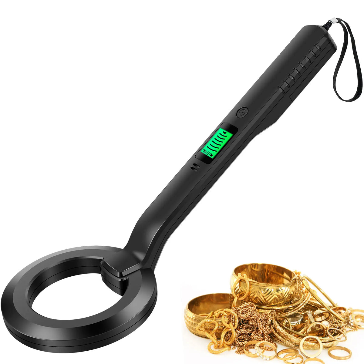 Handheld Metal Detector with Vibration Alerts