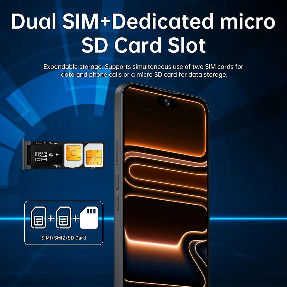 17 Pro Maxi Dual-SIM Android-Smartphone
