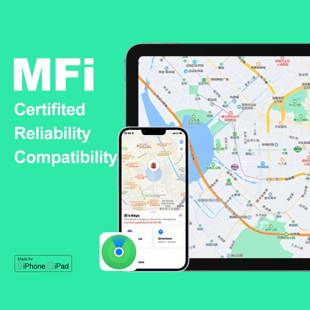 Wallet Tracking Card Ultra-thin GPS Location Smart Anti-loss Tag for Smart Phone Find My Bluetooth Device Wireless Charging