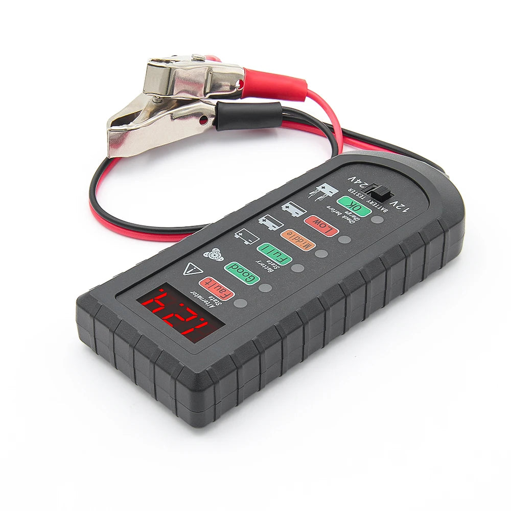 12/24 V Vehicle Battery Voltage Tester
