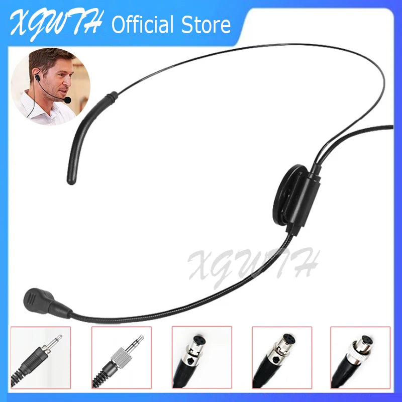 Omnidirectional Headset Microphone for Bodypack Systems