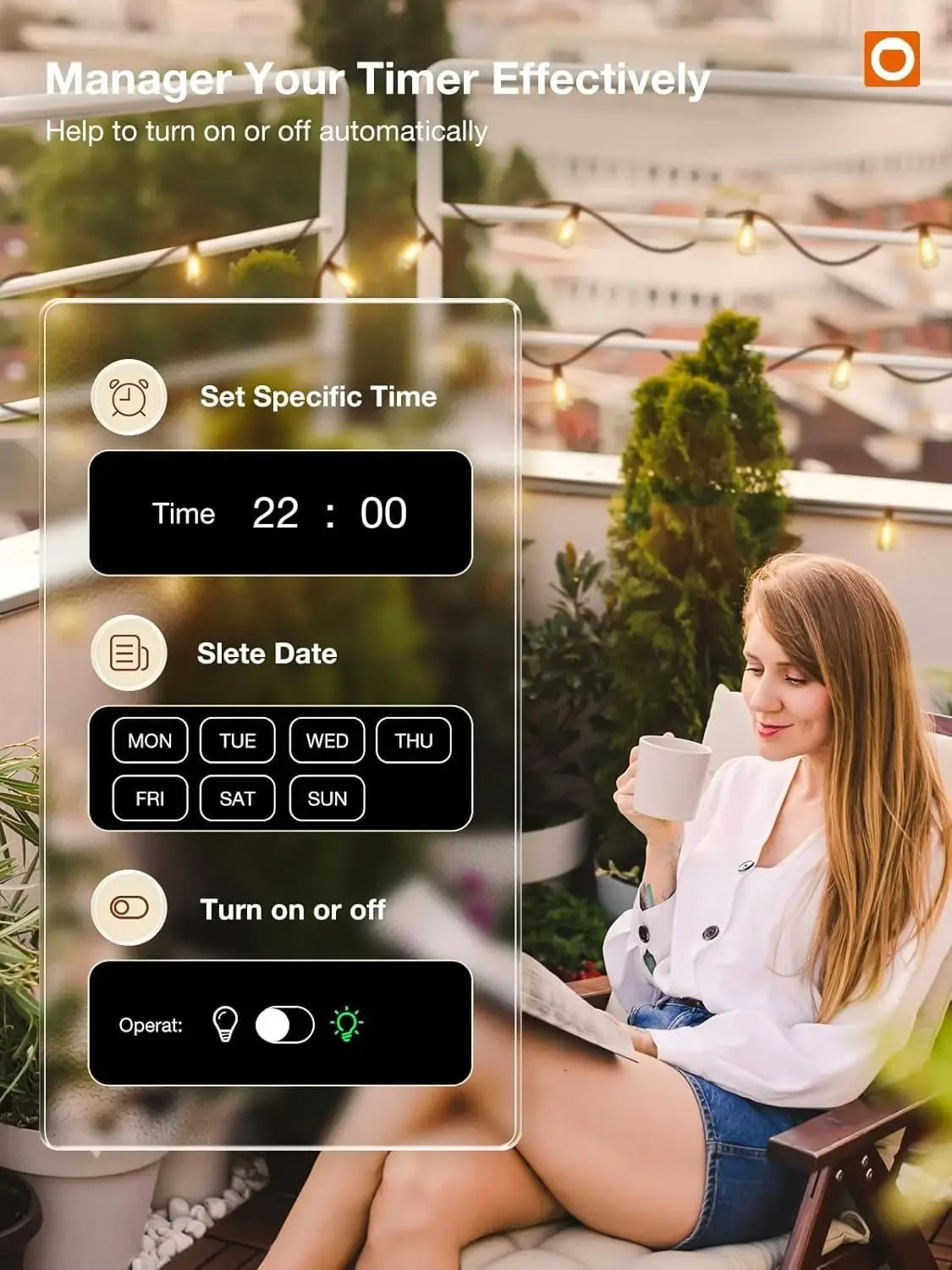 Luci a stringa LED da esterno impermeabili da 150 piedi per patio