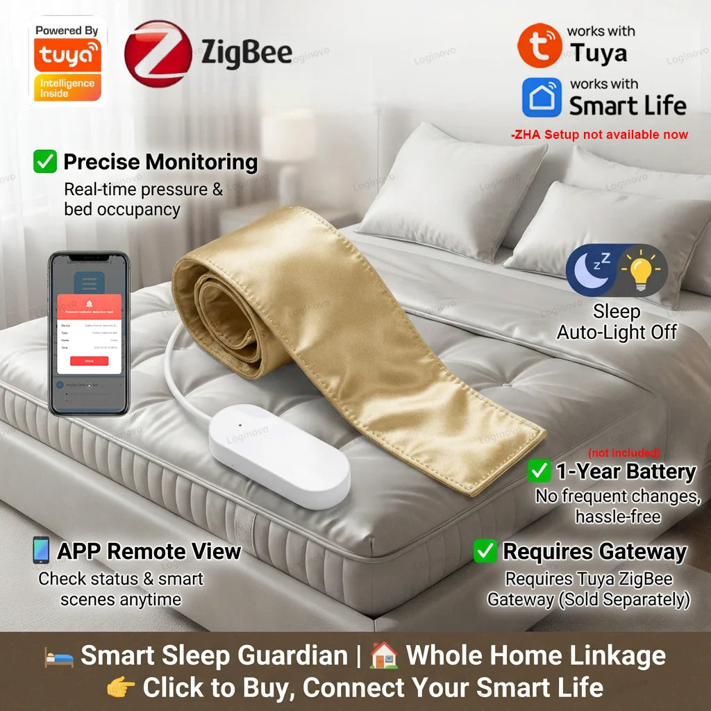 Tuya Zigbee Pressure Pad Occupancy Sensor