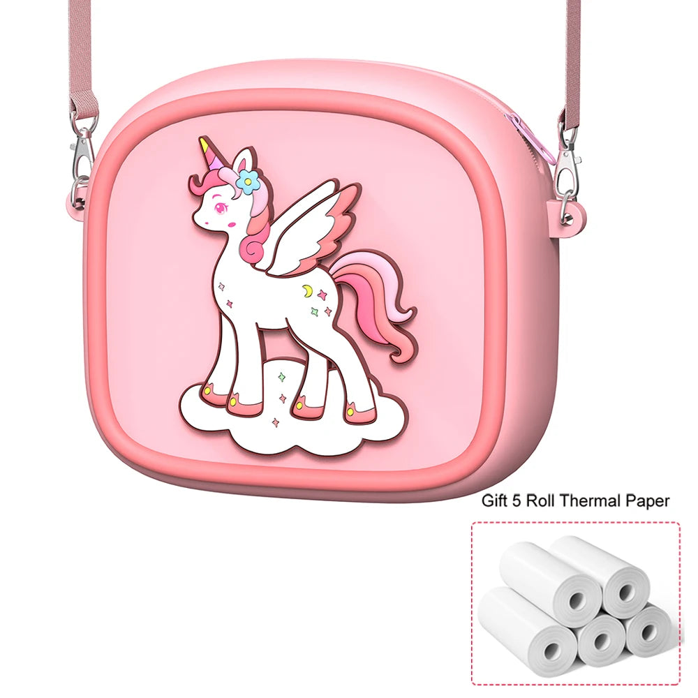 AMORUS Kids Camera Instant 1080P HD Dual Lens Selfie Digital Camera for Girls Boys Christmas Birthday Gifts Toys With 32G Print