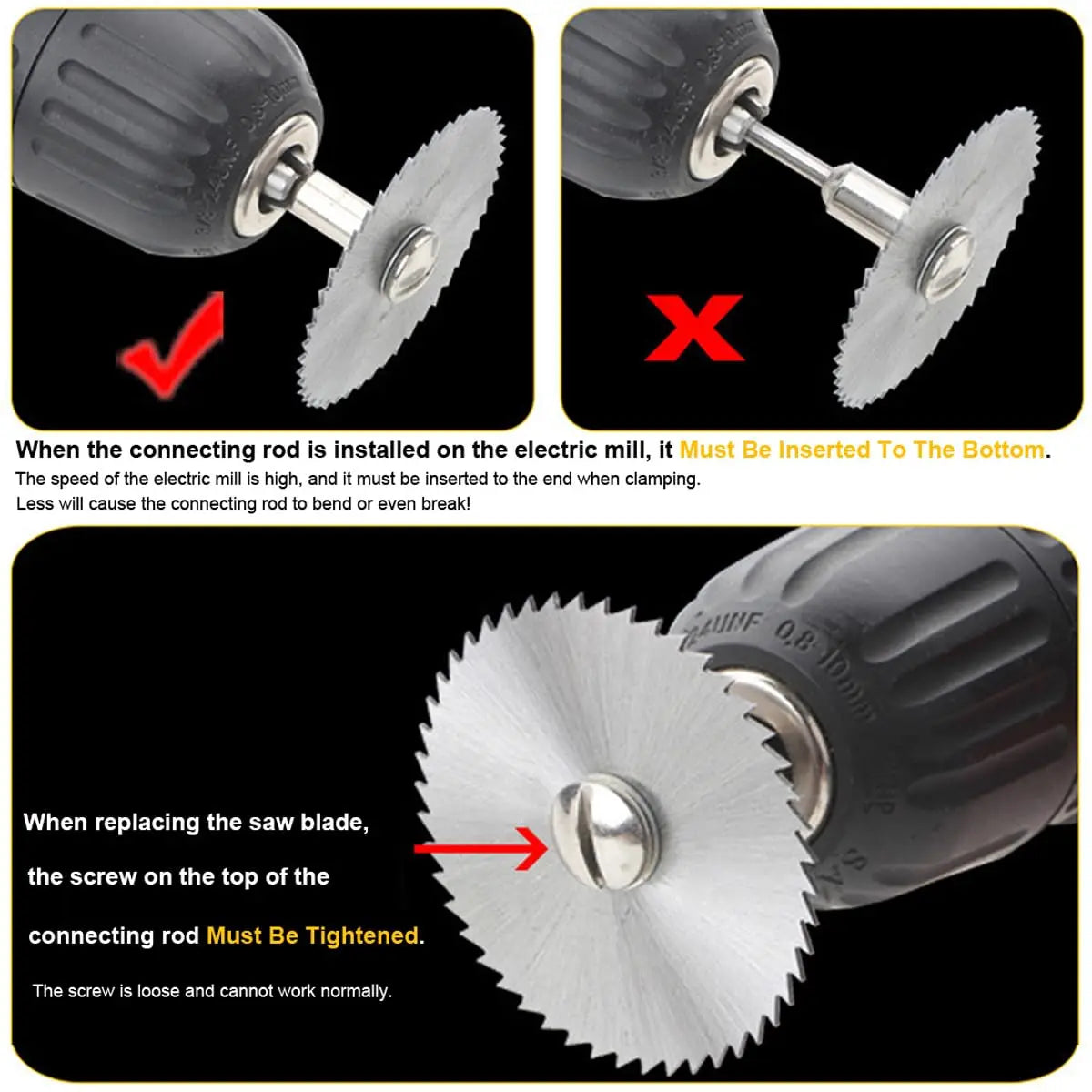 Mini HSS Metal Cutter Circular Saw Disc Wheel Blade Woodworking Durable Precision Cut Mandrel Mini Rotary Tool Accssory Set