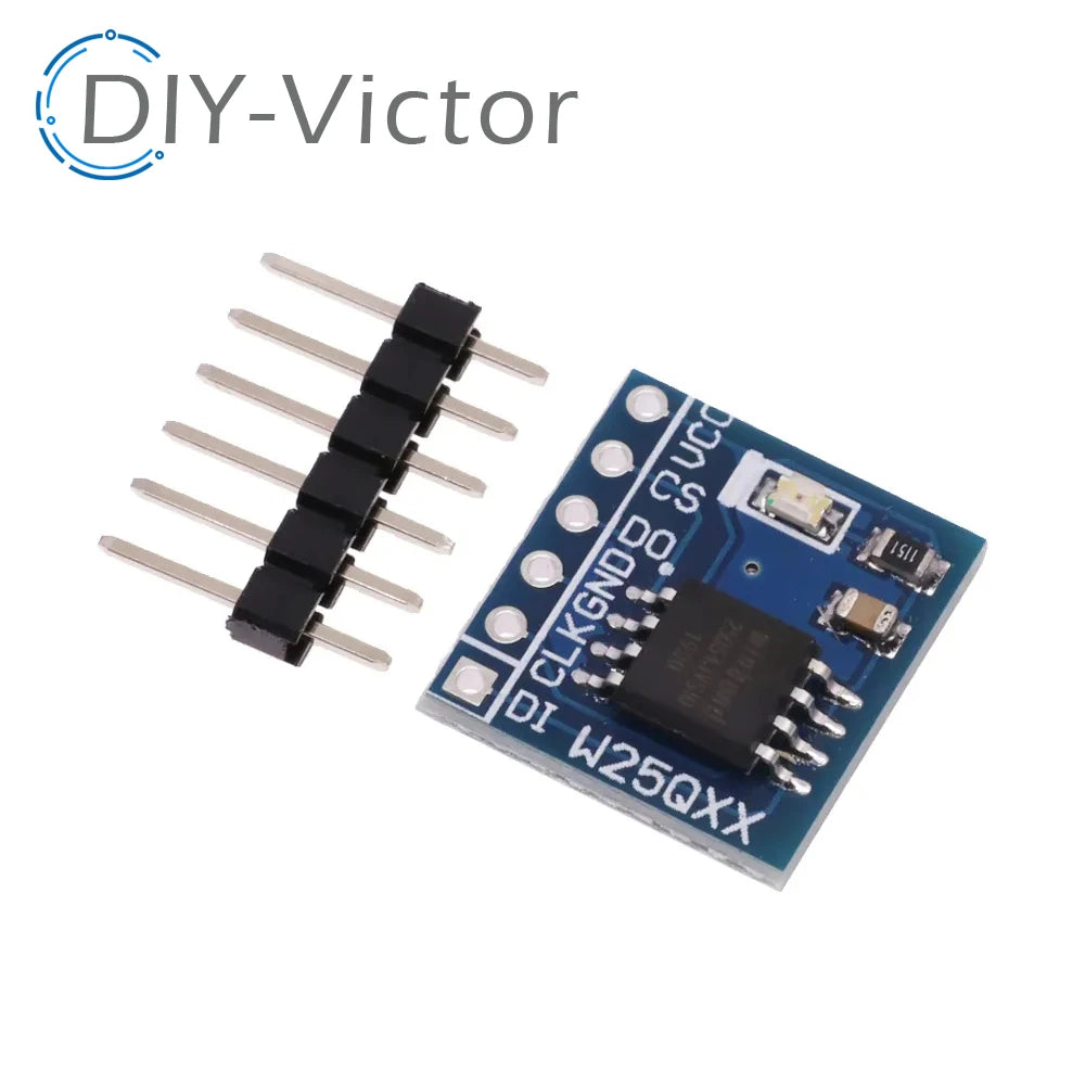 W25Q SPI Flash Memory Module - 32, 64 or 128 Mbit