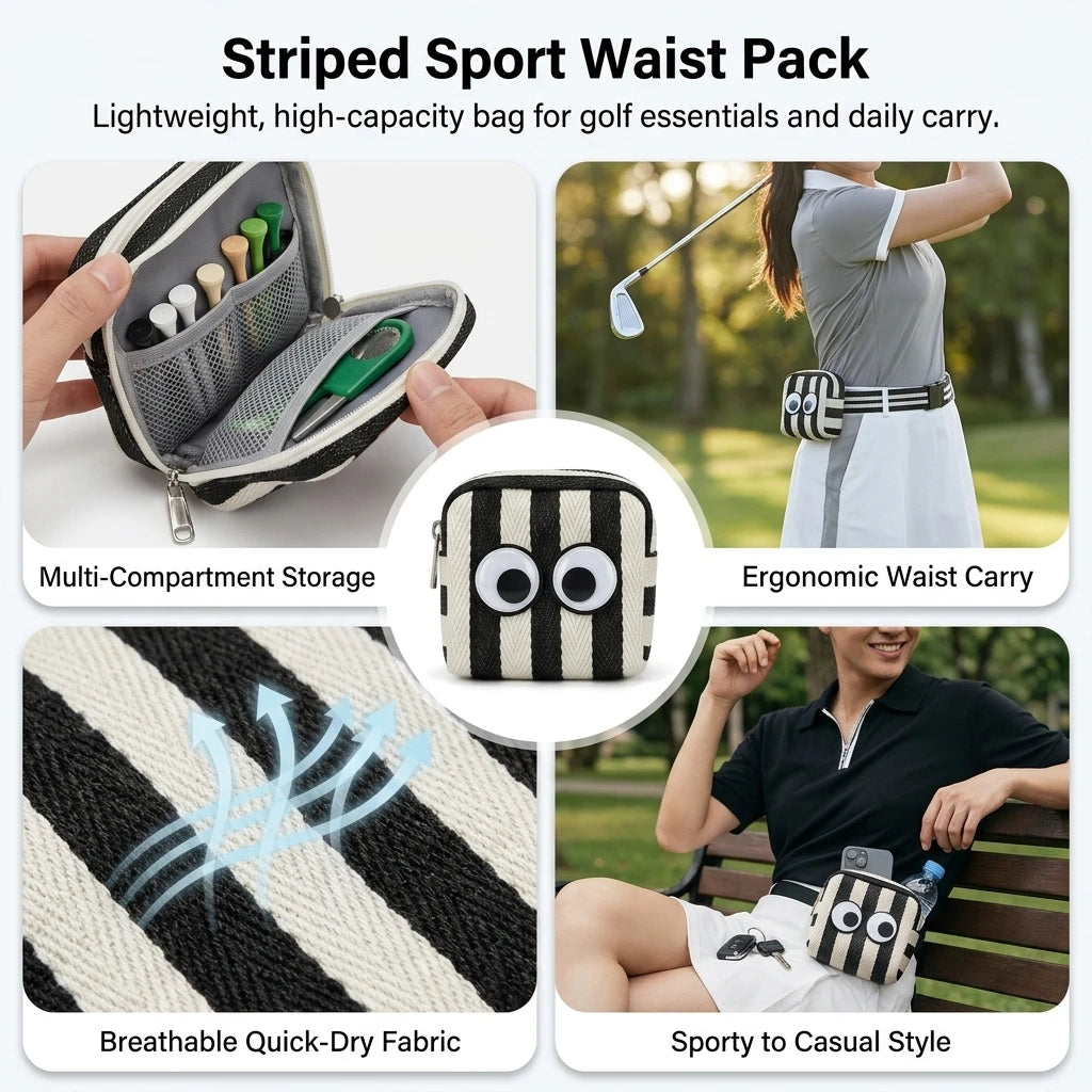 Compact Golf Ball Accessory Pouch