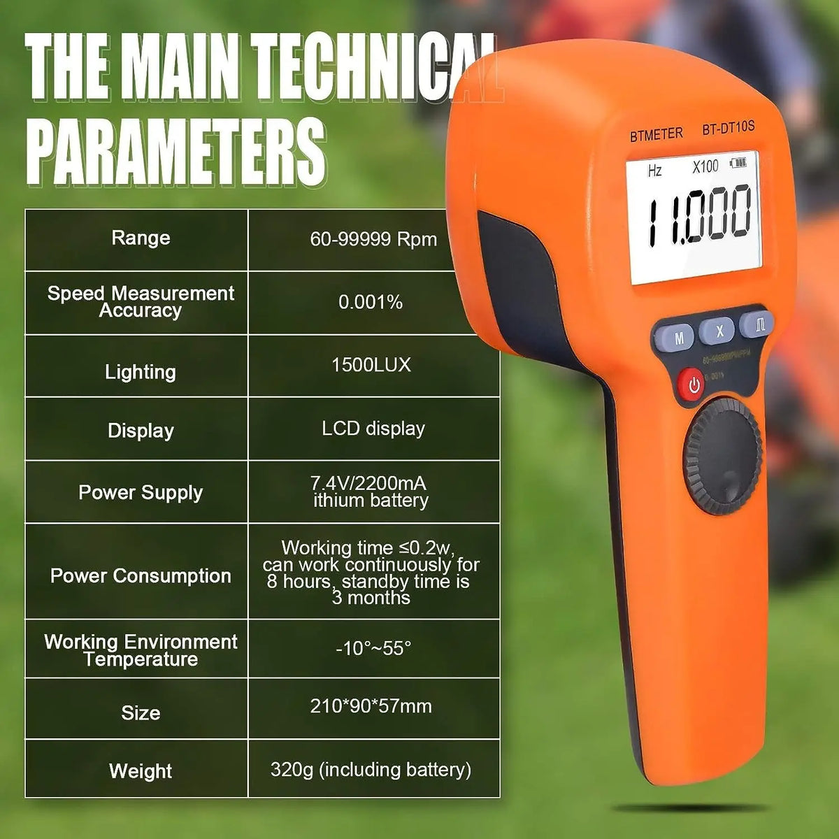 HP-DT10S LED Stroboscope - Range Options