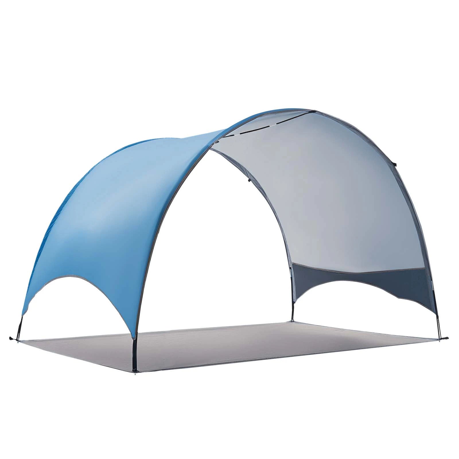 SucceBuy Strandtelt Solskærm til 3/4 person UPF 50+ beskyttelse Portabelt solskærm canopy til camping, fiskeri, udendørs, picnic
