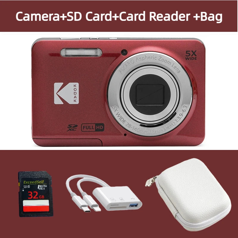16MP Digital Camera with 5X Optical Zoom and Full HD Video