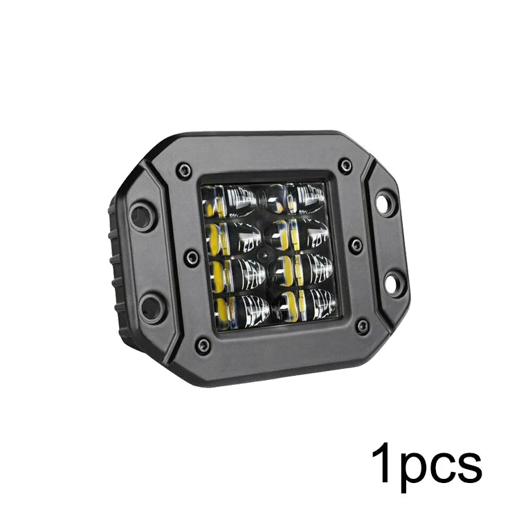 ANMINGPU 2x Barra de Luz LED de Trabalho Embutida de 5" para Off Road 12V 24V 40W Feixe Focalizado, Luzes LED para Carro, Camioneta, ATV, Jeep, Farol