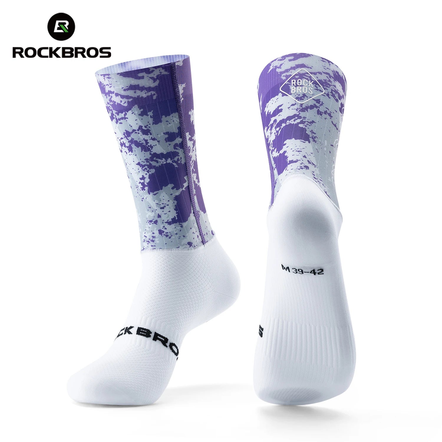 Compression Cycling Socks Knee-High Non-Slip Sports Performance Socks