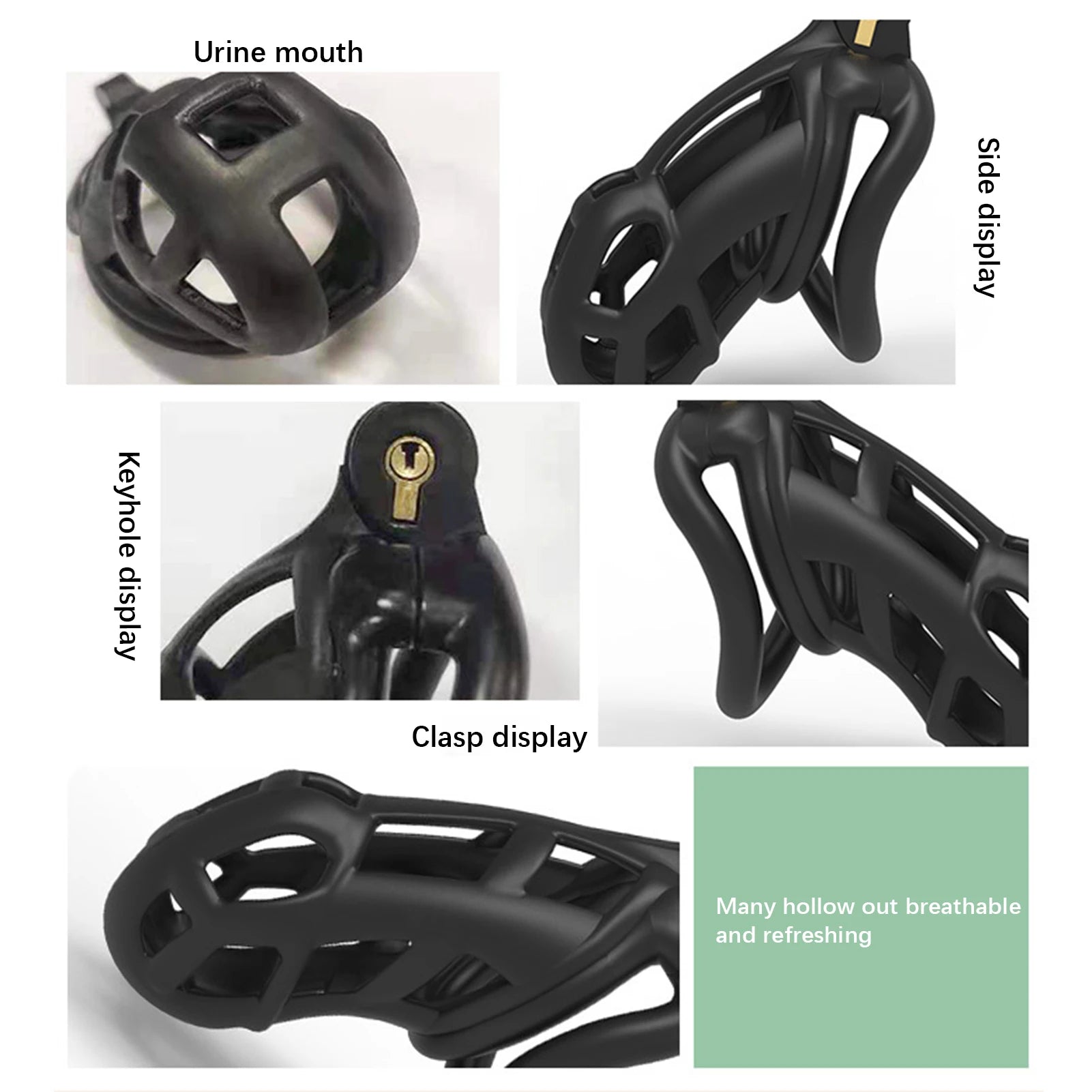 Erkek Bekaret Penis Kafesi Bel Kemeri Seti