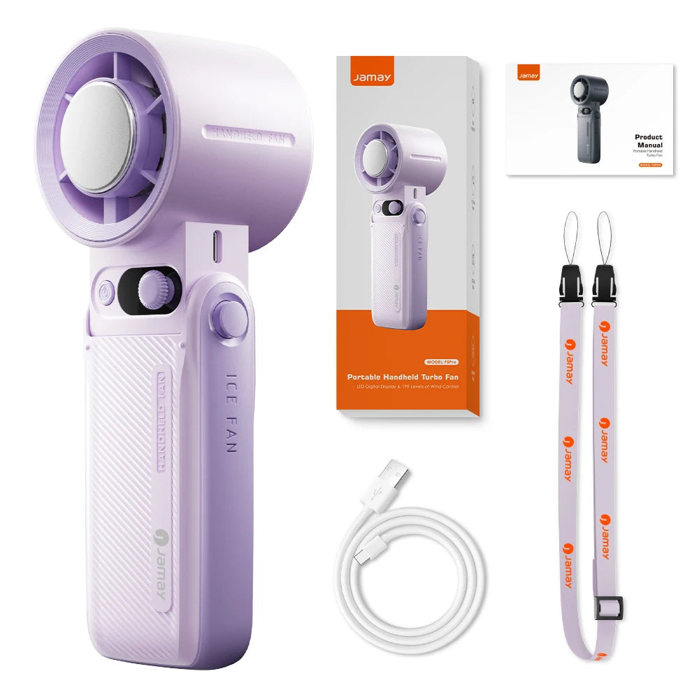 F5PRO Portable Fan with Digital Display