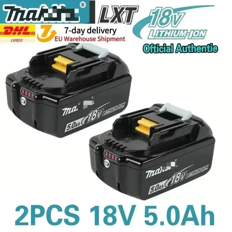 Original Makita battery, 18V 9.0Ah rechargeable battery, power tool BL1830 BL1840、BL1850、BL1860B、 Makita 18V lithium battery
