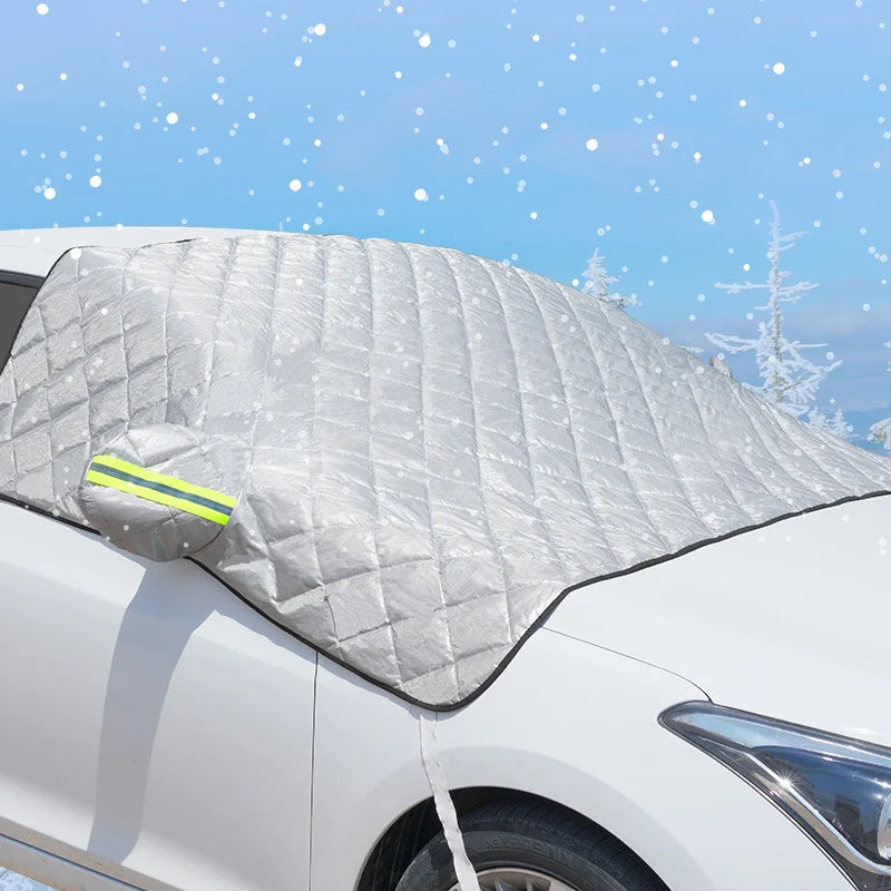 Car Windshield Cover in Aluminium Foil, Magnetic or Plain