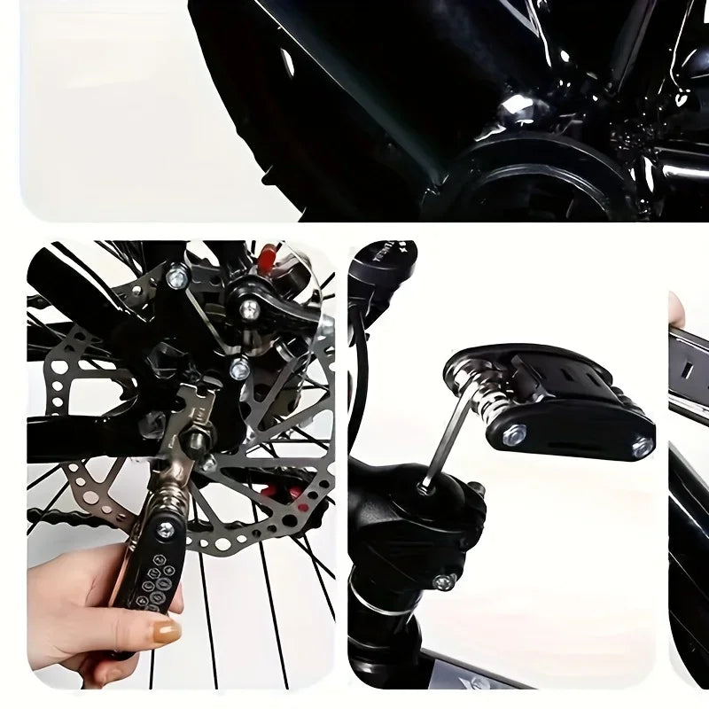 16-in-1 Folding Bicycle & Repair Multi-Tool