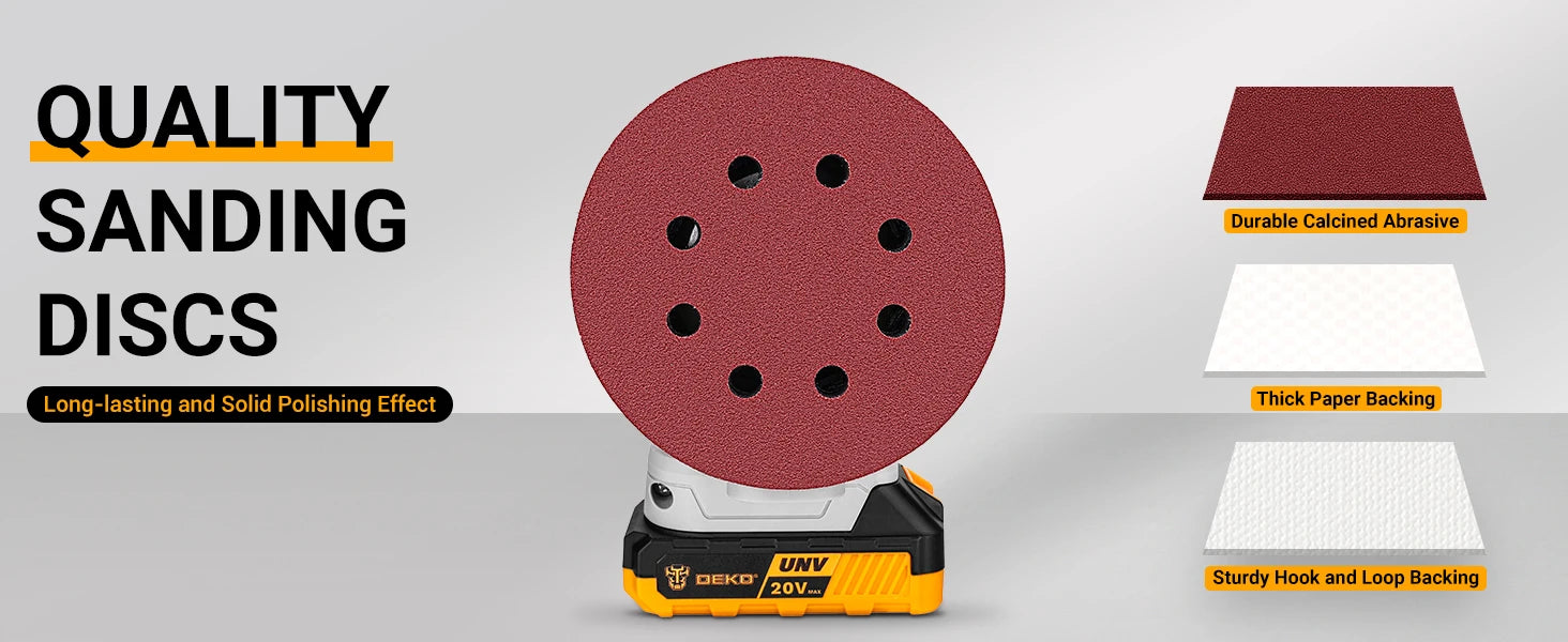 20V Cordless Orbital Sander 125 mm
