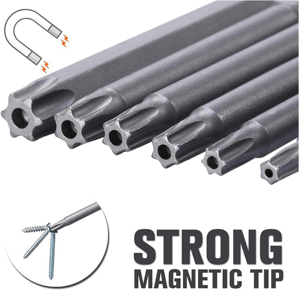 Torx Security Screwdriver Bit Sets - 50 / 100 mm