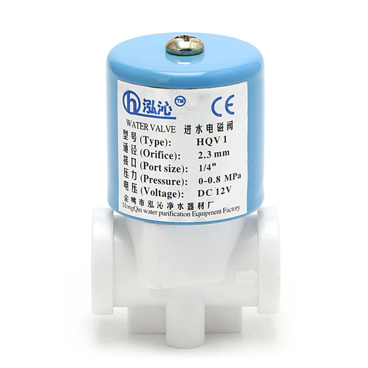 Βαλβίδα νερού HQV1 G1/4, κανονικά κλειστή, 12 V DC