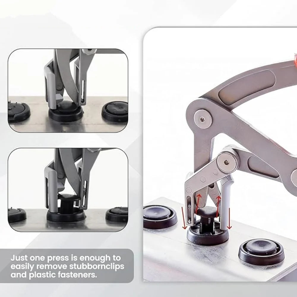 Spring-Assisted Automotive Clip Removal Pliers