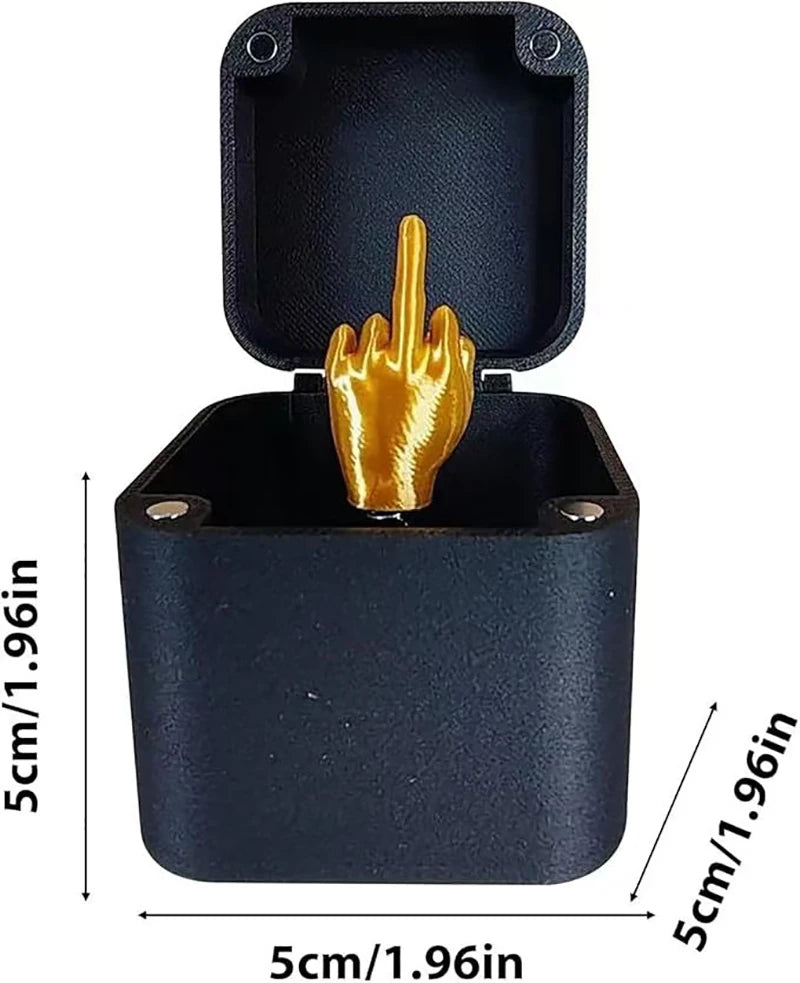 Interesting Prank Gift Middle Finger In Box Box Funny Creative Gifts Office Desk Decoration Home Decoration Gifts For Guests