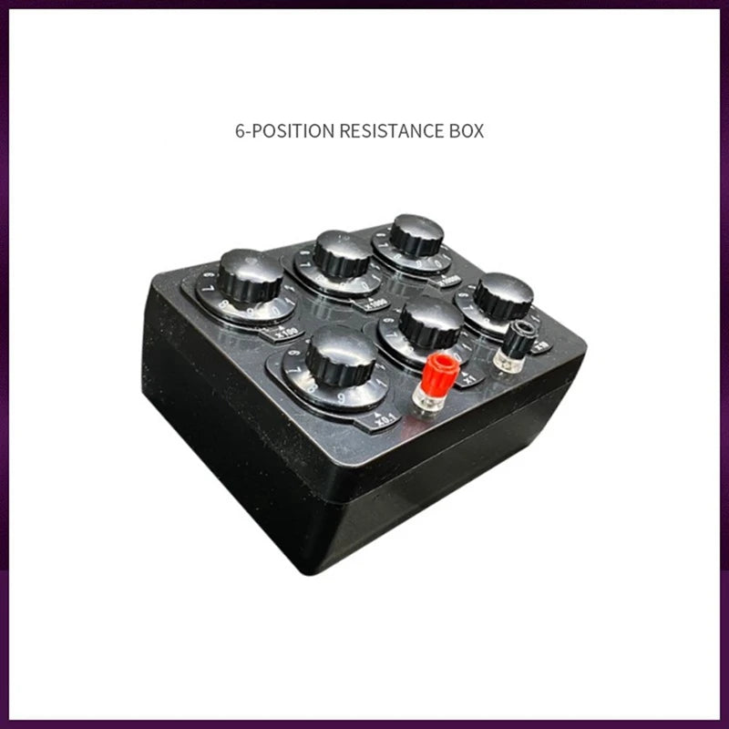 Caja de resistencia ajustable para enseñanza de electrónica