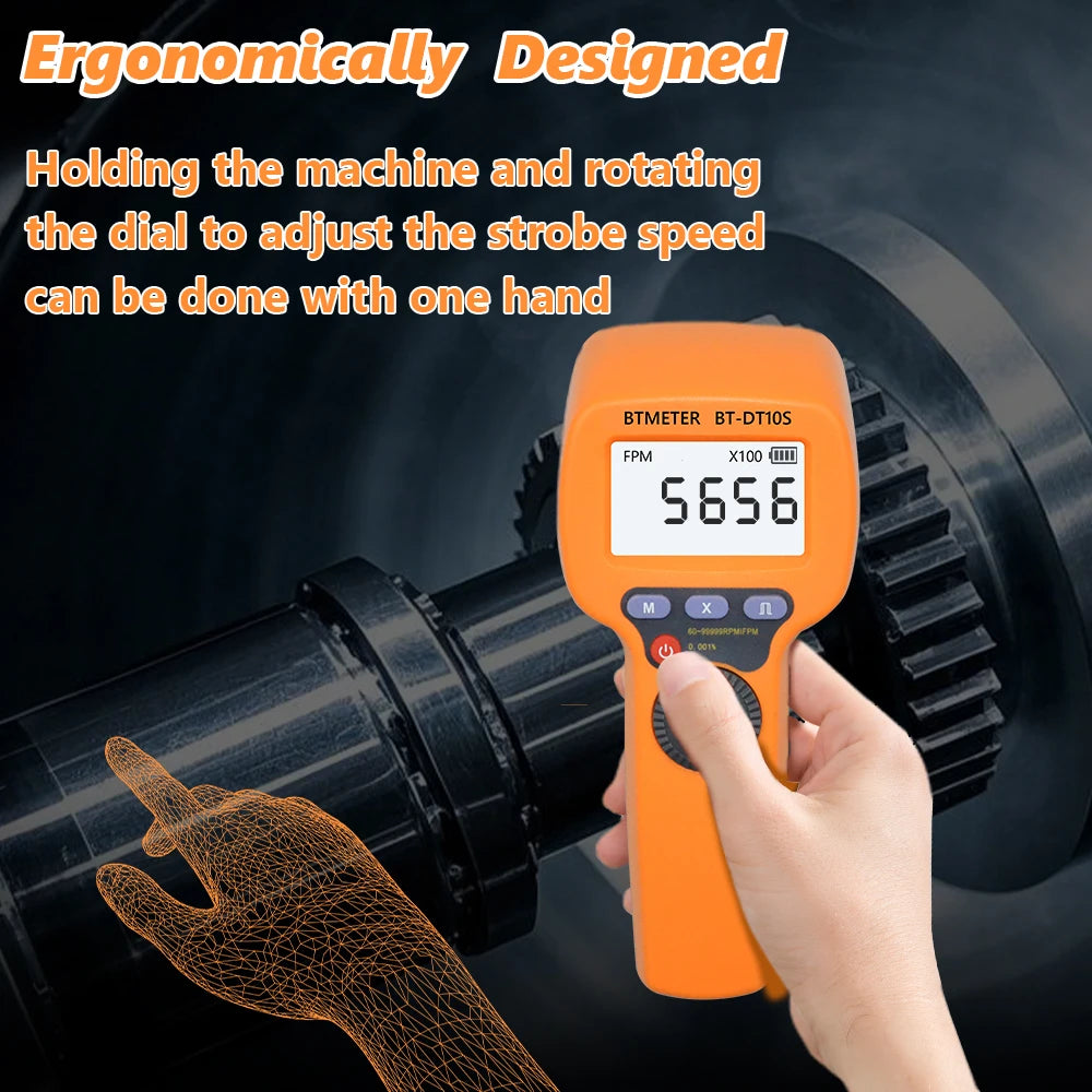 Non-Contact Digital Stroboscope Tachometer