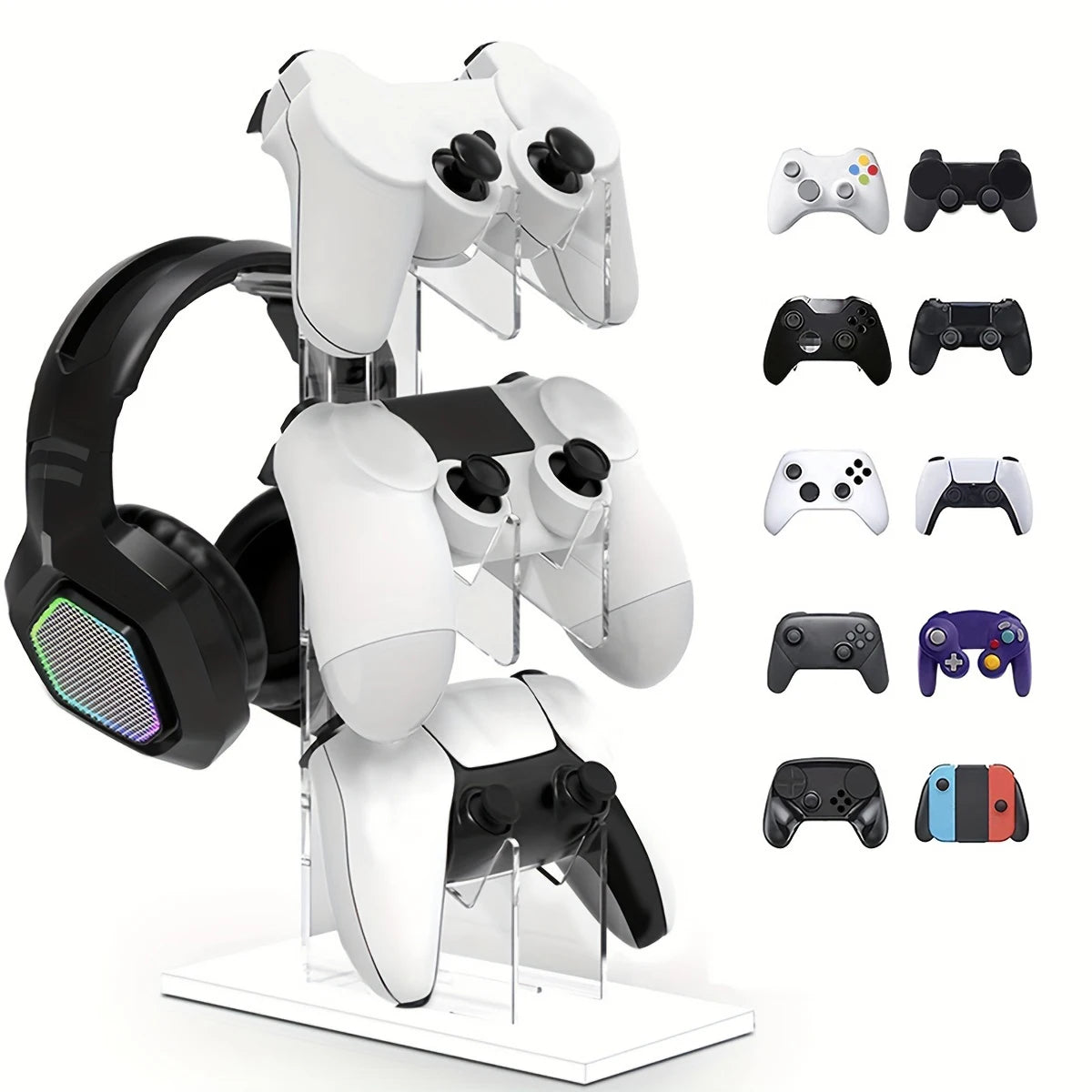 Three-Tier Controller and Headphone Stand