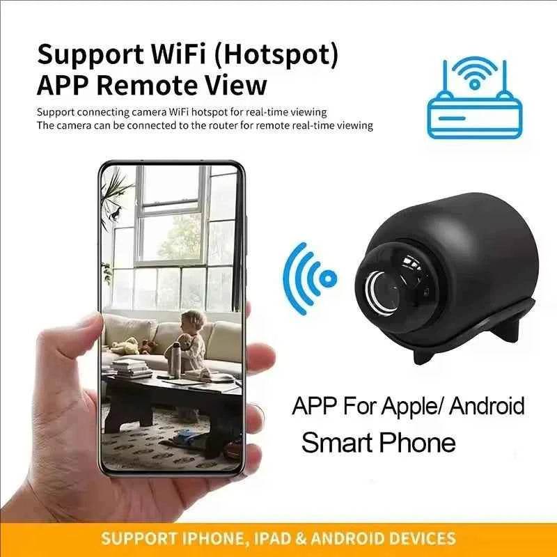 1080P Mini Camera with Night Vision, Motion Detection, WiFi